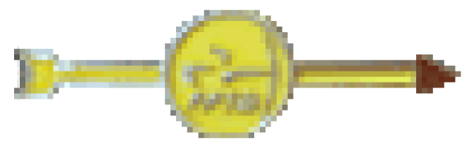 fleche jaune